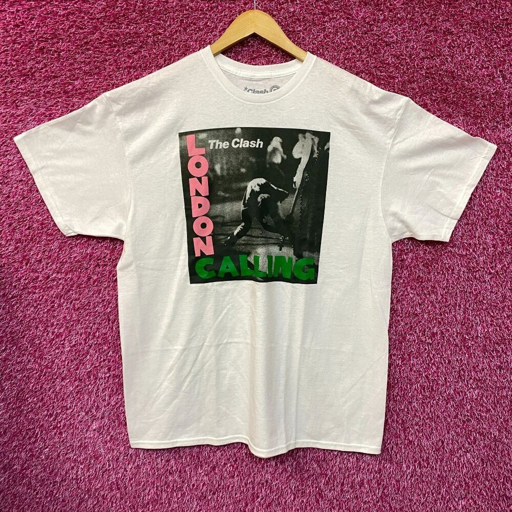 The Clash London Calling Album Cover Post Punk Band Tee extra large